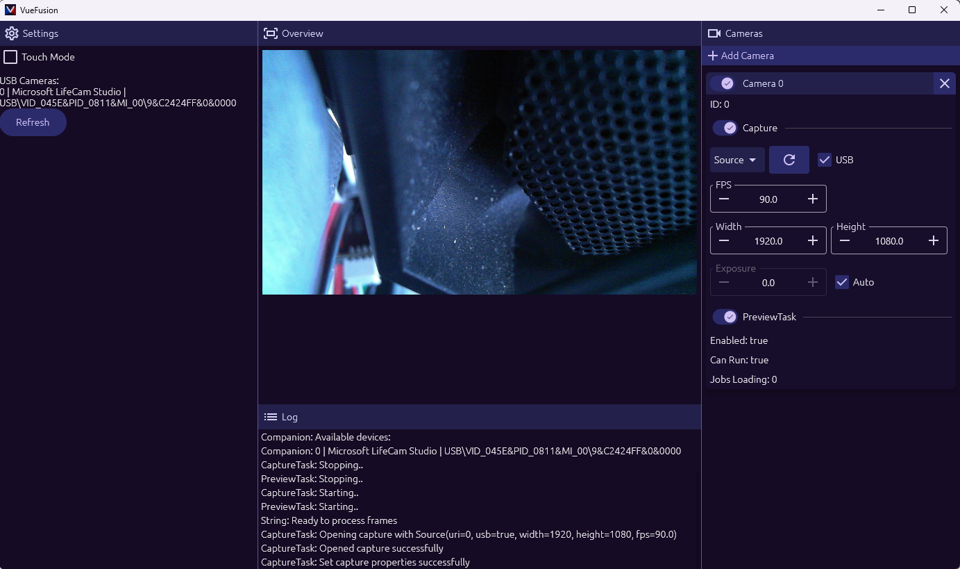 A placeholder picture of VueFusion